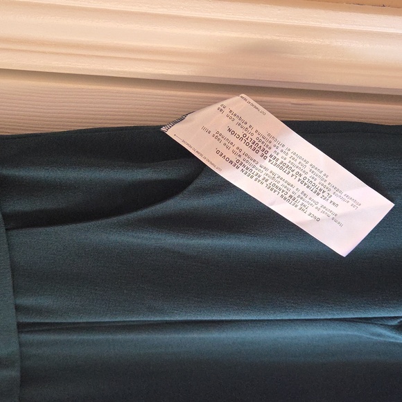 Dress The Population Jumpsuit S Wide Leg Emmet NWT $258 Pine Green - Picture 8 of 10